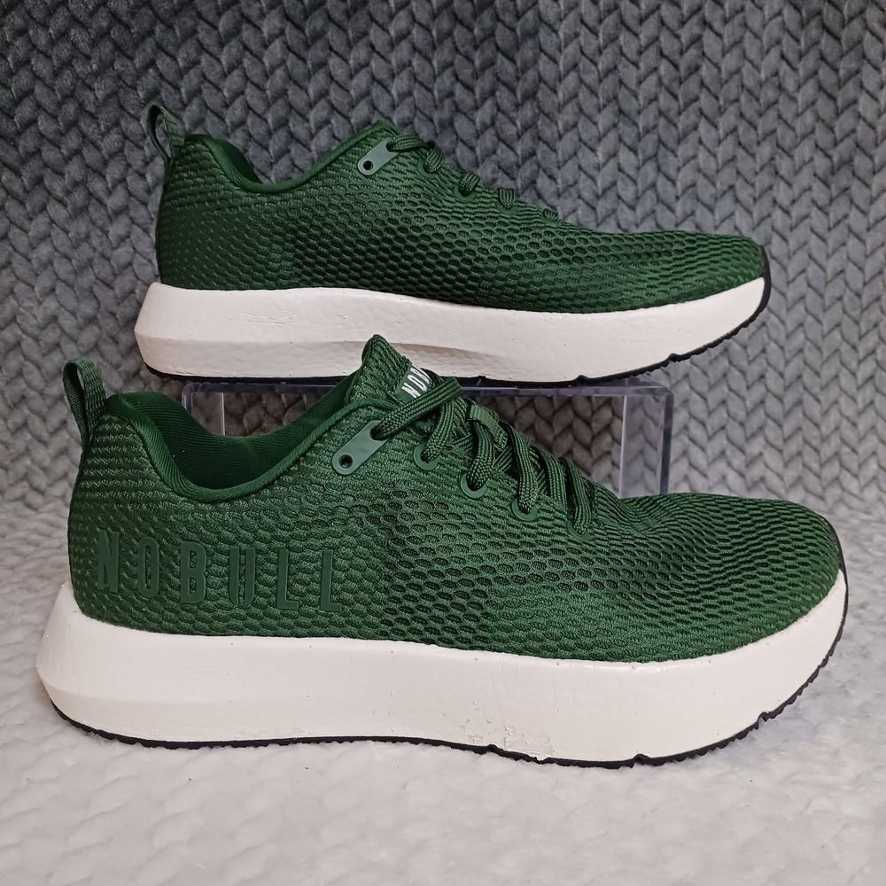Nobull Journey Women's Training Running Sneakers Shoes Green White Size 10.5